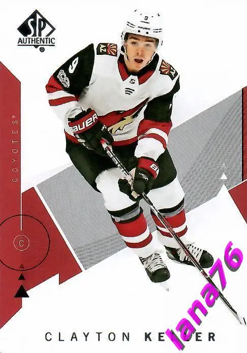 2018-19 SP Authentic №68 Clayton Keller - Arizona Coyotes