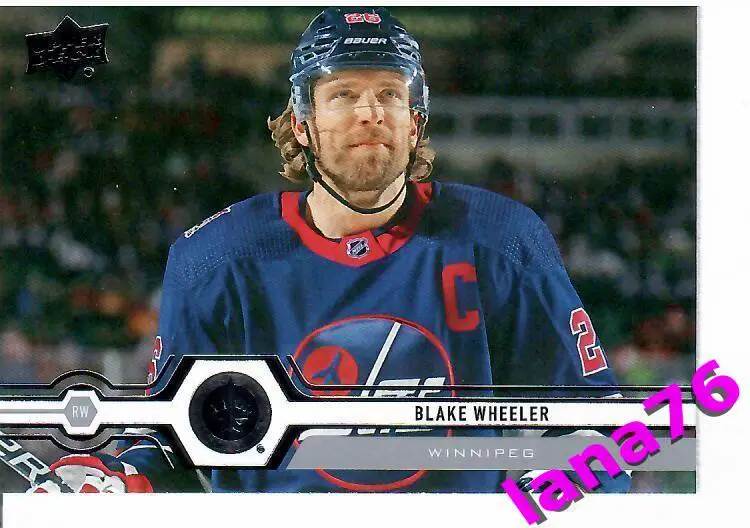 2019-20 Upper Deck Series two №356 Blake Wheeler - Winnipeg Jets