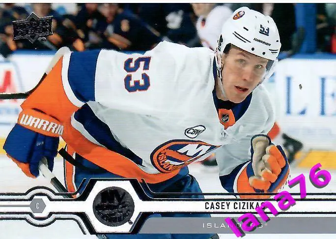 2019-20 Upper Deck Series 1 №93 Casey Cizikas - New York Islanders