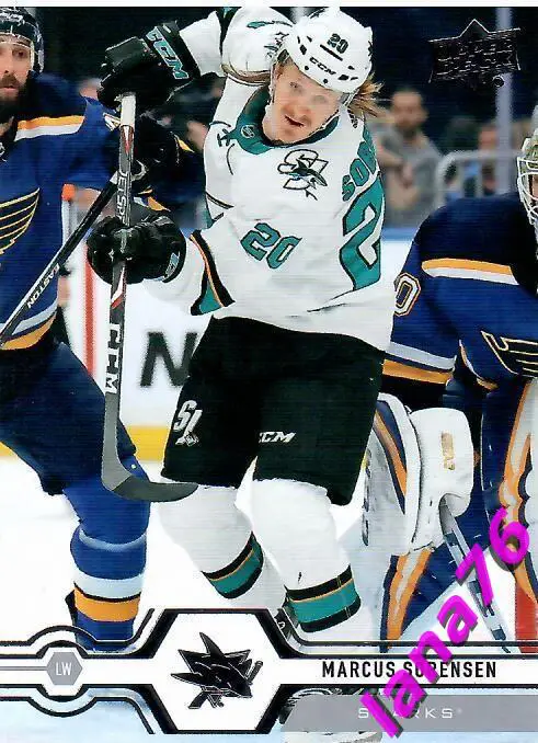 2019-20 Upper Deck Series 1 №164 Marcus Sorensen - San Jose Sharks