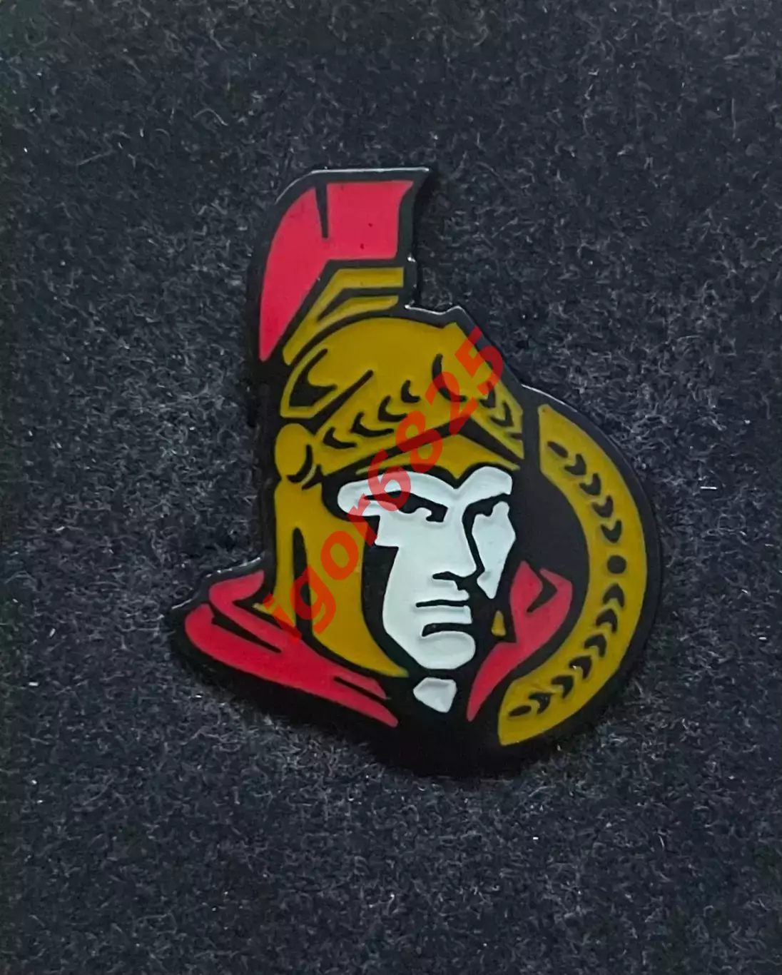 Знак Значок хоккейный клуб Оттава Сенаторз НХЛ Ottawa Senators NHL Эмблема вид 1 2