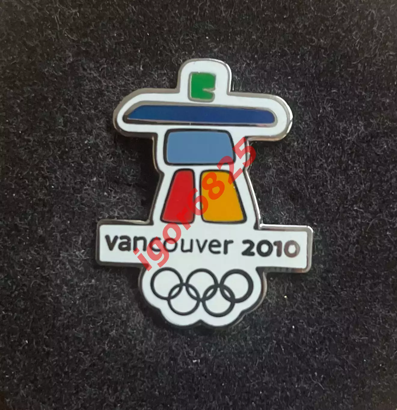 Знак Значок Зимние Олимпийские Игры Ванкувер 2010 Логотип Инукшук VANCOUVER 4