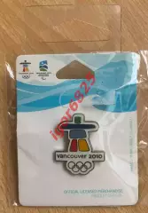 Знак Значок Зимние Олимпийские Игры Ванкувер 2010 Логотип Инукшук VANCOUVER