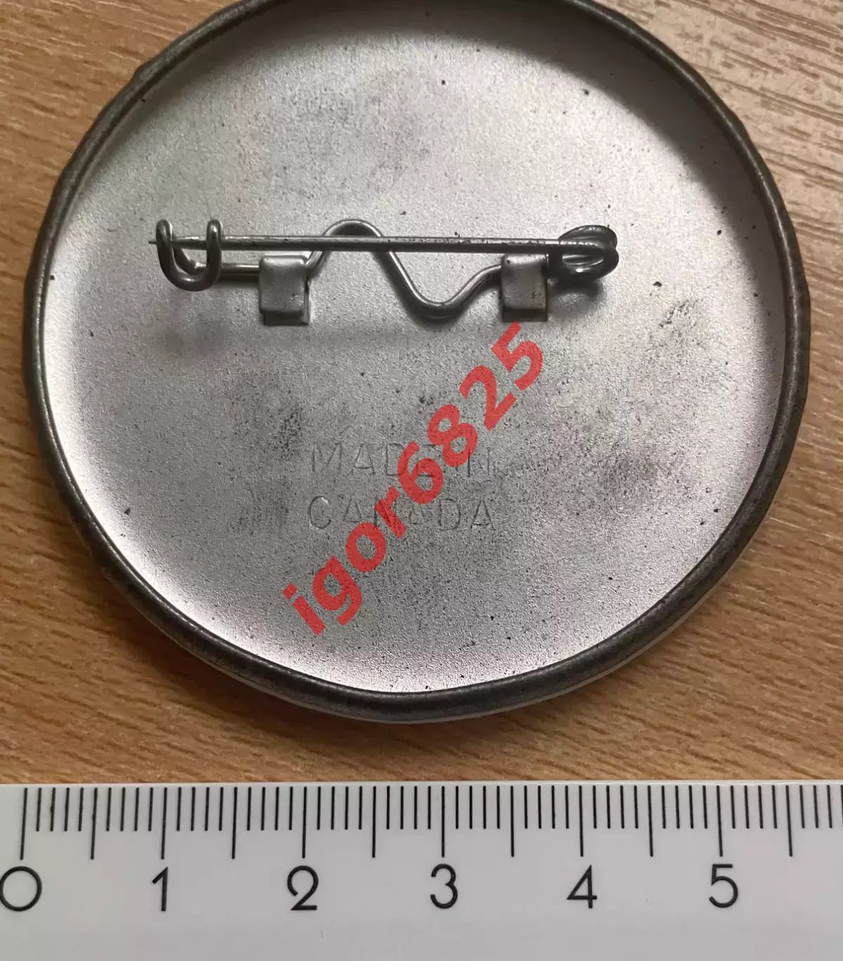 Хоккей. Значок Знак Вашингтон Кэпиталс НХЛ Washington Capitals NHL размер 6 см. 3