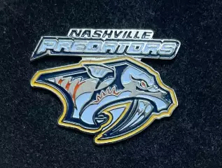 Хоккей Знак Значок Нэшвилл Предаторс НХЛ Nashville Predators NHL размер 3х2,2 см