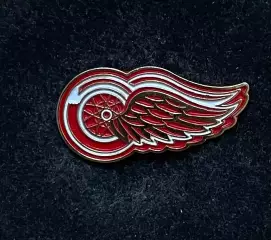 Хоккей Знак Значок Детройт Ред Уингз НХЛ Detroit Red Wings NHL размер 2,9х1,5 см