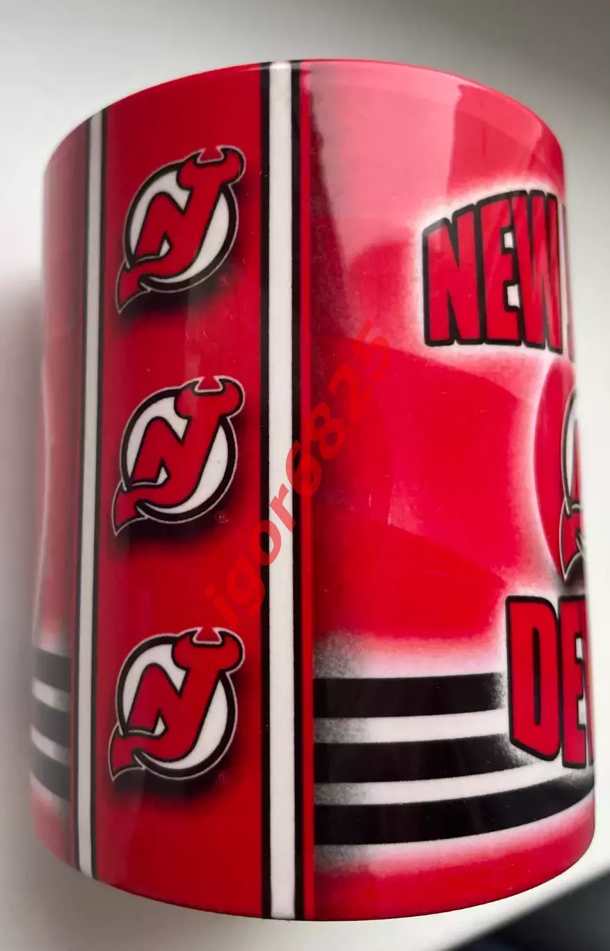 Хоккей. Кружка хоккейный клуб Нью-Джерси Девилз НХЛ New Jersey Devils NHL 4