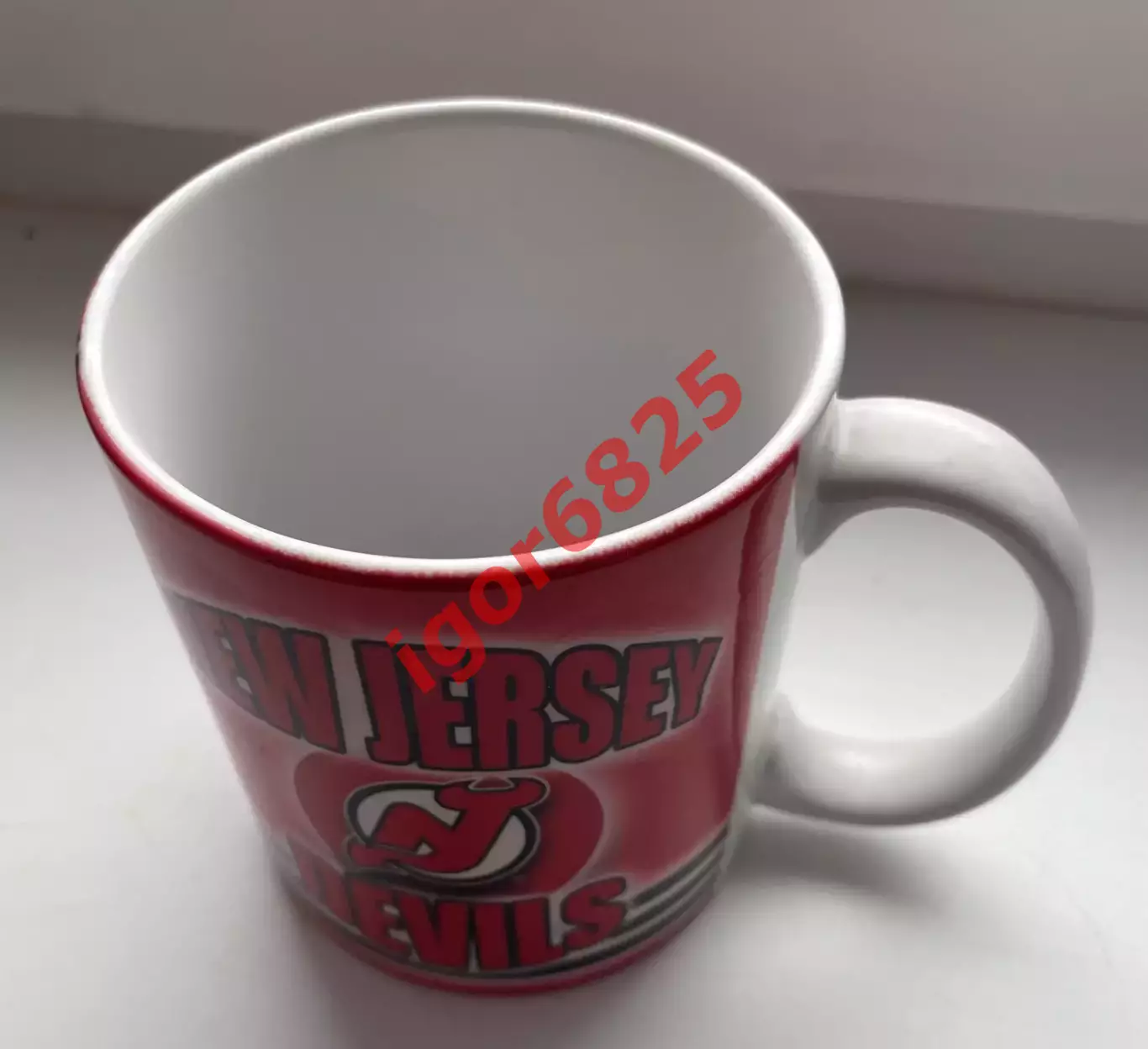 Хоккей. Кружка хоккейный клуб Нью-Джерси Девилз НХЛ New Jersey Devils NHL 6