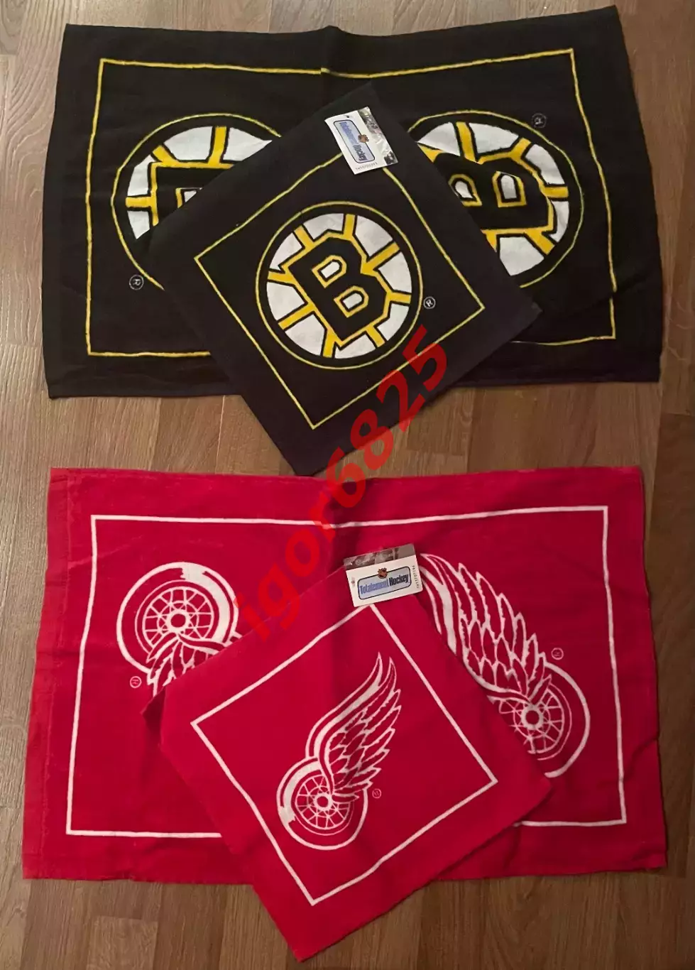 Хоккей. Набор два полотенца Детройт Ред Уингз НХЛ Detroit Red Wings NHL 5