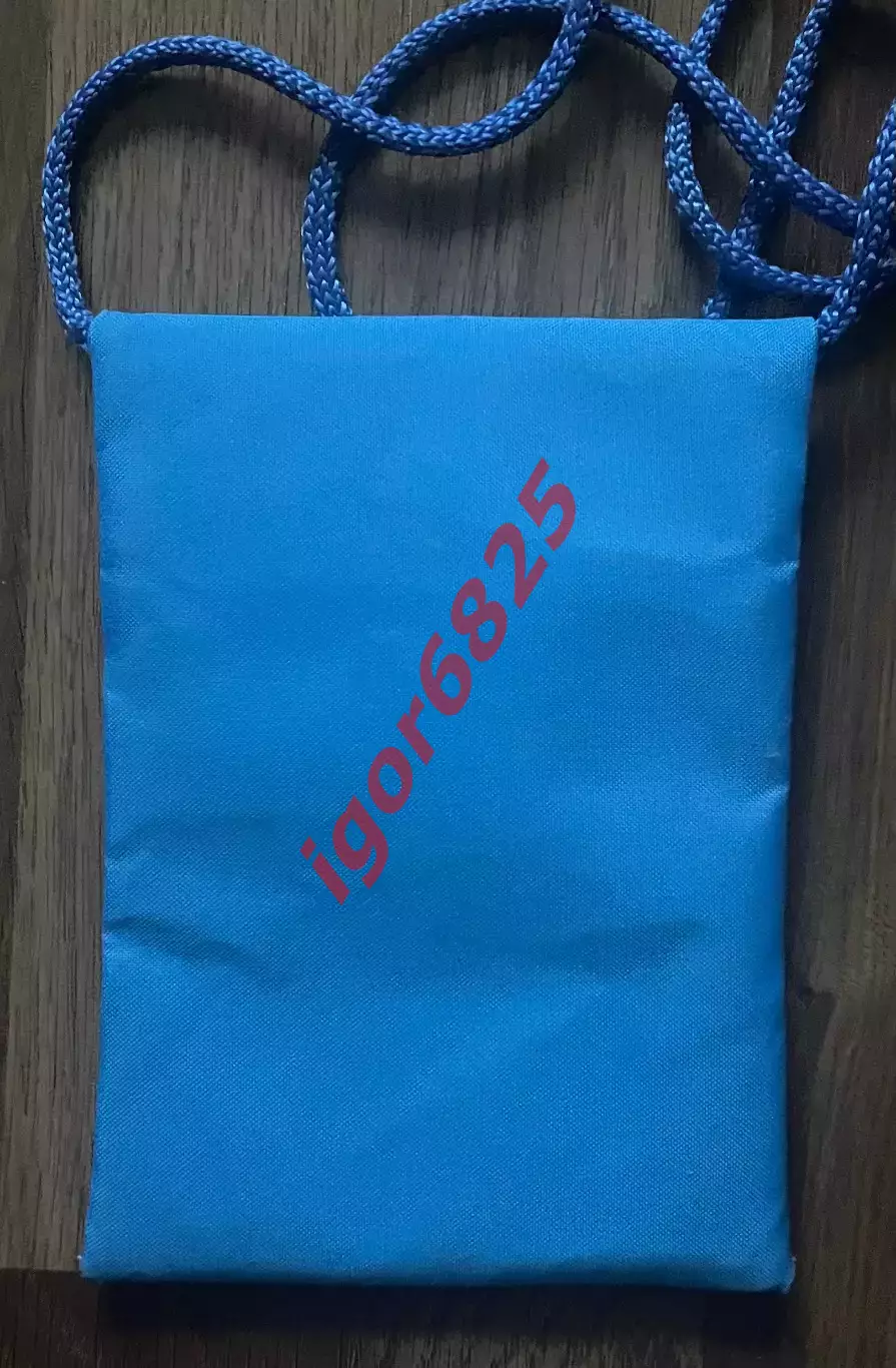 Сумка-кошелек болельщика ФК Зенит на толстом шнурке. Размер 13х17 см на молнии 3