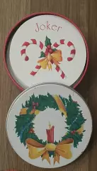 Винтажные круглые Игральные карты Рождественский венок Fundex Circle Cards