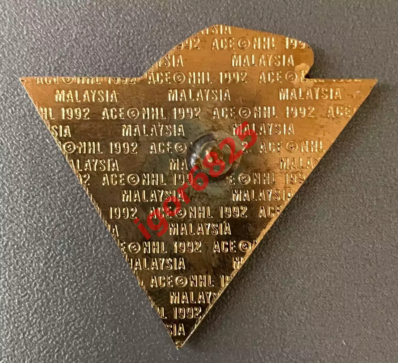 Знак Значок Питтсбург Пингвинз НХЛ Pittsburgh Penguins NHL 1992 Большой 4,5х4 см 2