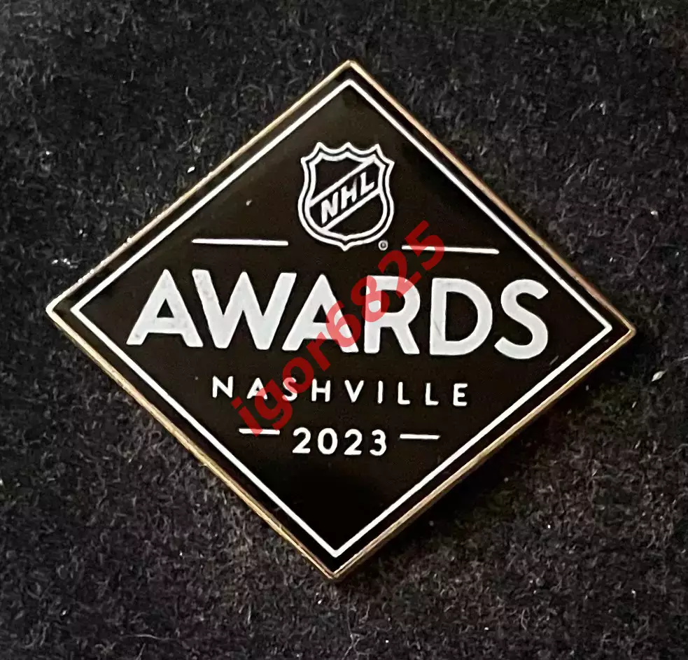 Хоккей Знак Значок НАГРАДЫ НХЛ Нэшвилл 2023 AWARDS NHL Nashville, 3,2х2,8 см.