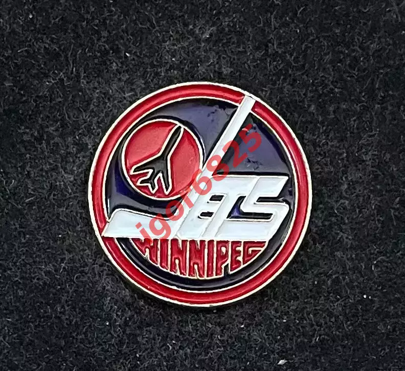 Хоккей. Знак Значок Виннипег Джетс НХЛ Winnipeg Jets NHL, размер 2 см.
