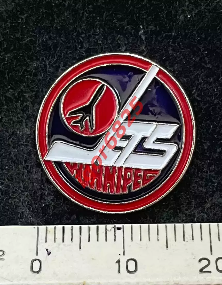 Хоккей. Знак Значок Виннипег Джетс НХЛ Winnipeg Jets NHL, размер 2 см. 1