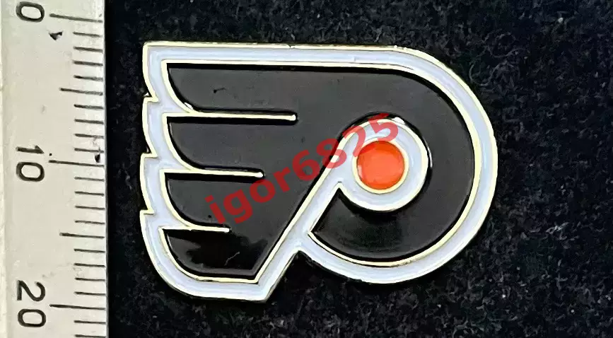 Знак Значок Филадельфия Флайерз НХЛ Philadelphia Flyers NHL, размер 2,6х1,8 см. 2