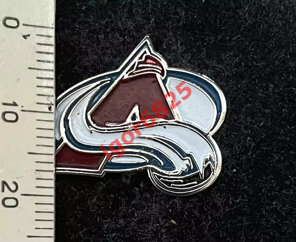 Хоккей Знак Значок Колорадо Эвеланш НХЛ Colorado Avalanche NHL размер 2,4х2 см 2