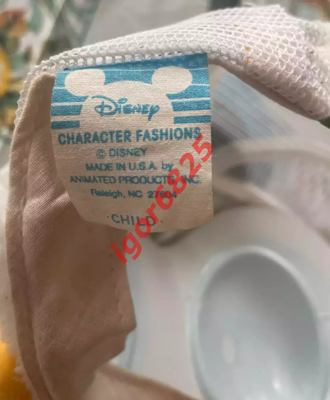 Винтаж, шапка кепка голова мультперсонажа Дональд Дак Дисней Donald Duck Disney 3