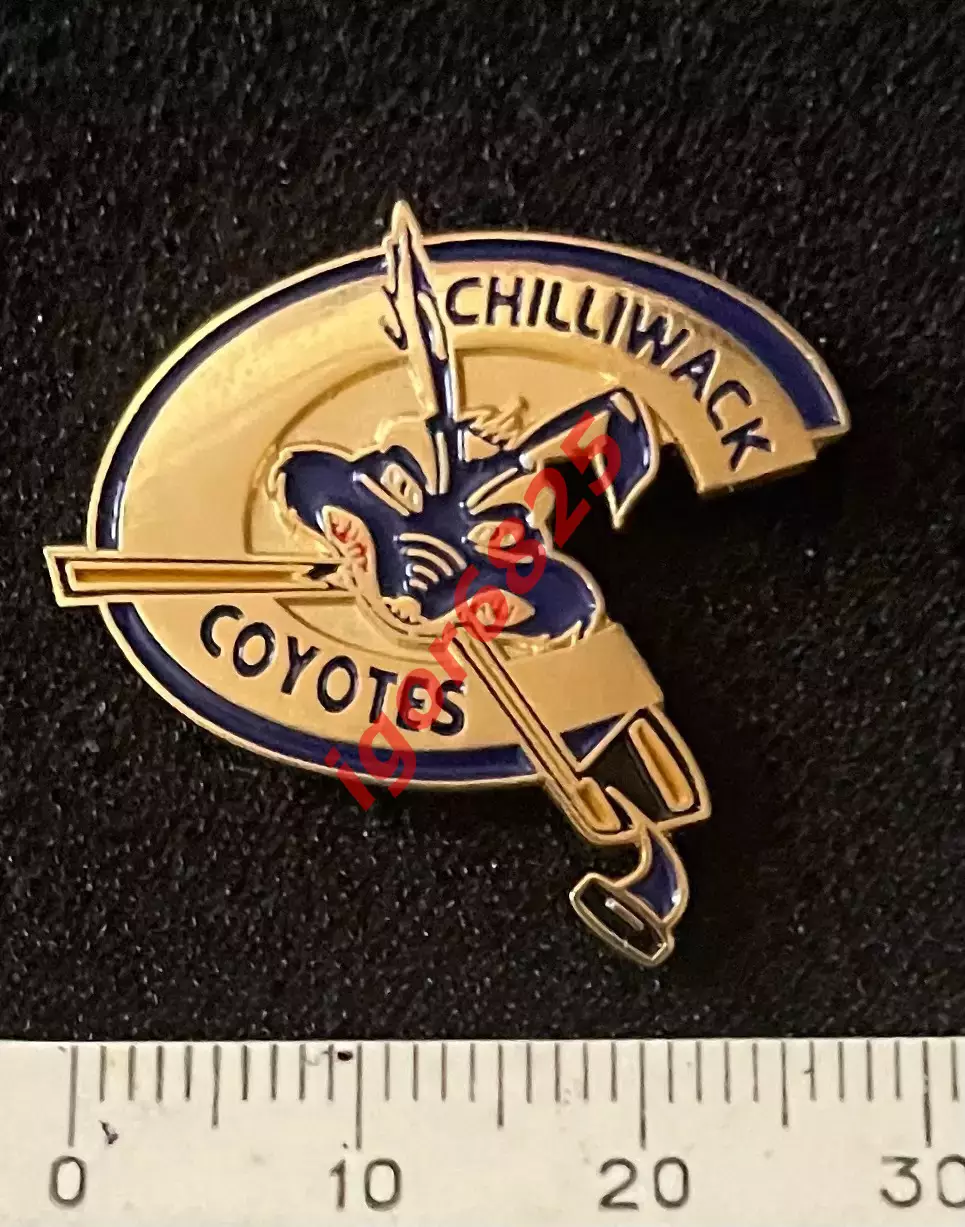 Хоккей. Знак Значок Хоккейный клуб Койоты Chilliwack Coyotes Canada. 1