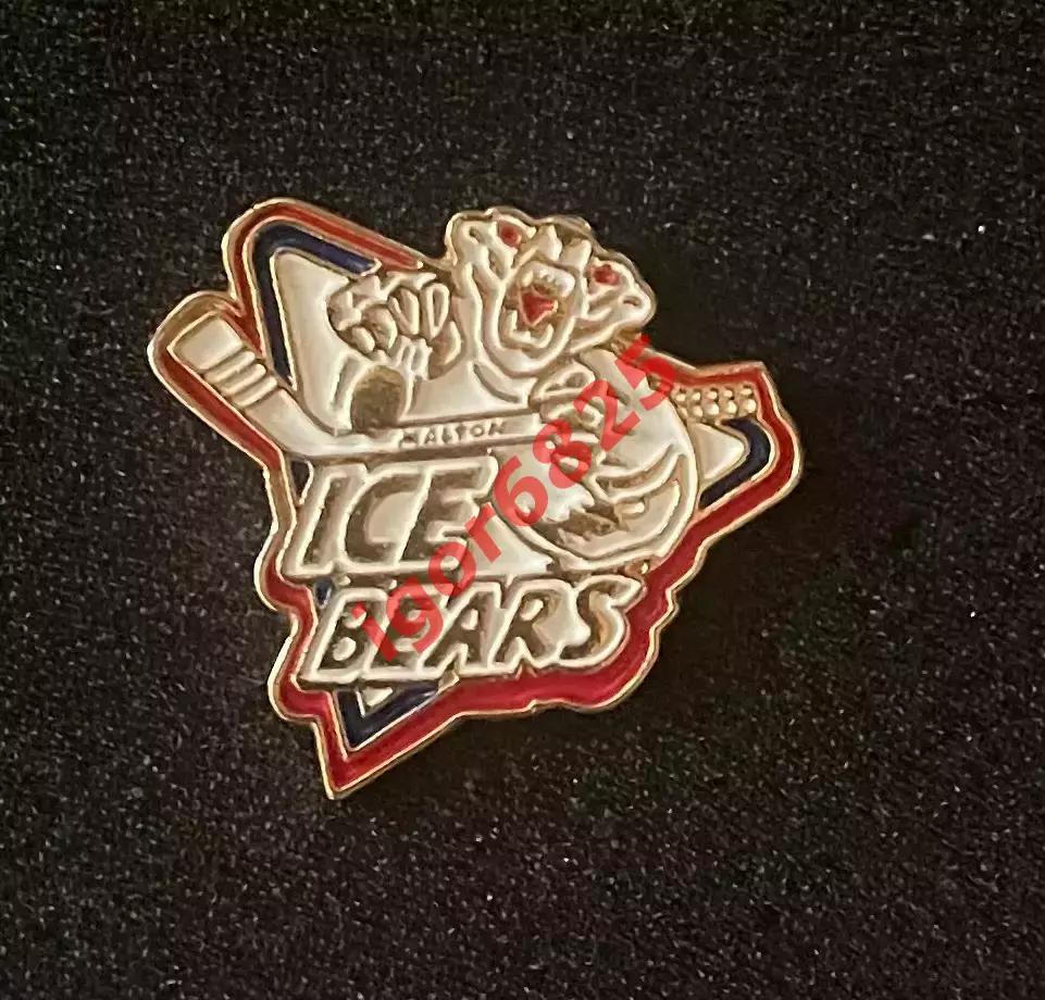 Хоккей. Знак Значок Хоккейный клуб MALTON ICE BEARS hockey club. Canada Canada.