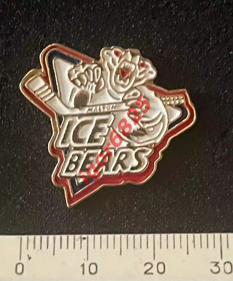 Хоккей. Знак Значок Хоккейный клуб MALTON ICE BEARS hockey club. Canada Canada. 1
