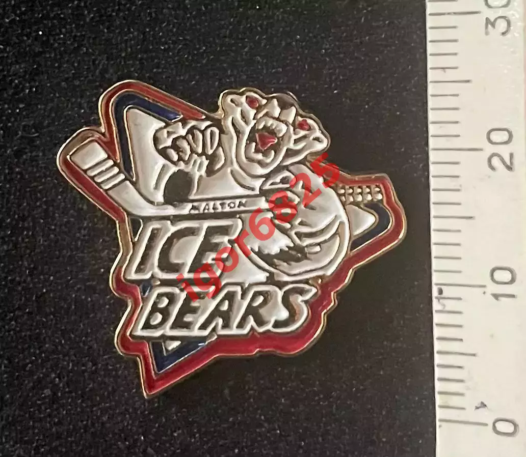 Хоккей. Знак Значок Хоккейный клуб MALTON ICE BEARS hockey club. Canada Canada. 2