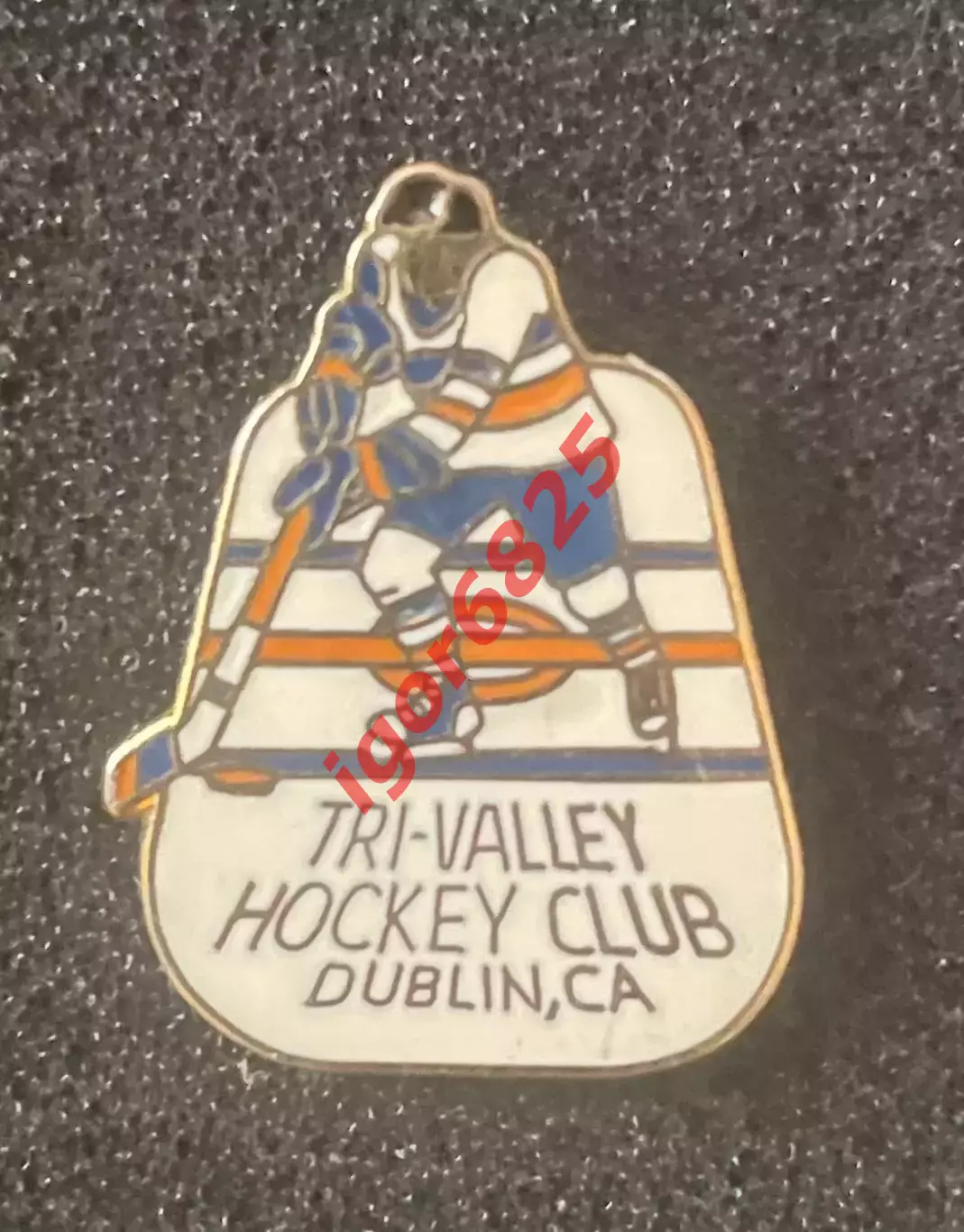 Хоккей. Знак Значок Хоккейный клуб Tri-Valley Hockey Club, California, USA.