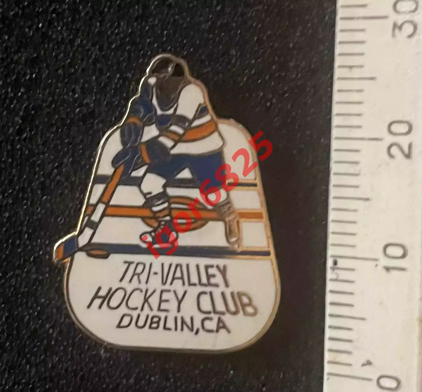 Хоккей. Знак Значок Хоккейный клуб Tri-Valley Hockey Club, California, USA. 2