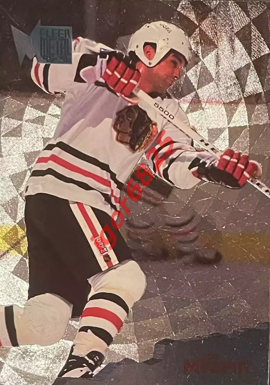 Хоккейная карточка Джо Мерфи НХЛ Joe Murphy Чикаго Блэкхокс NHL 1994-1995 год. 2