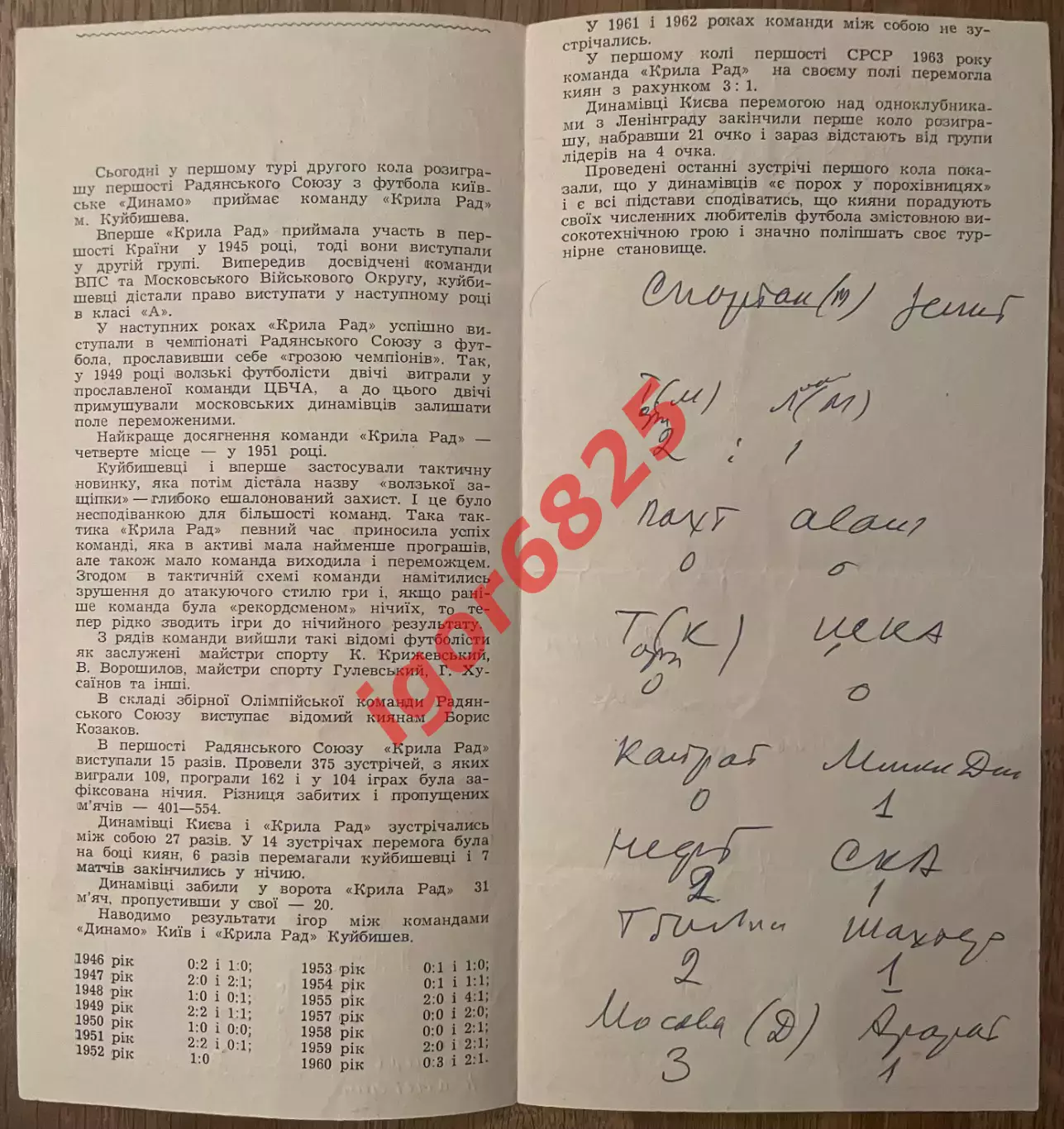 Динамо Киев - Крылья Советов Куйбышев. 22 августа 1963 года. Чемпионат СССР. 2