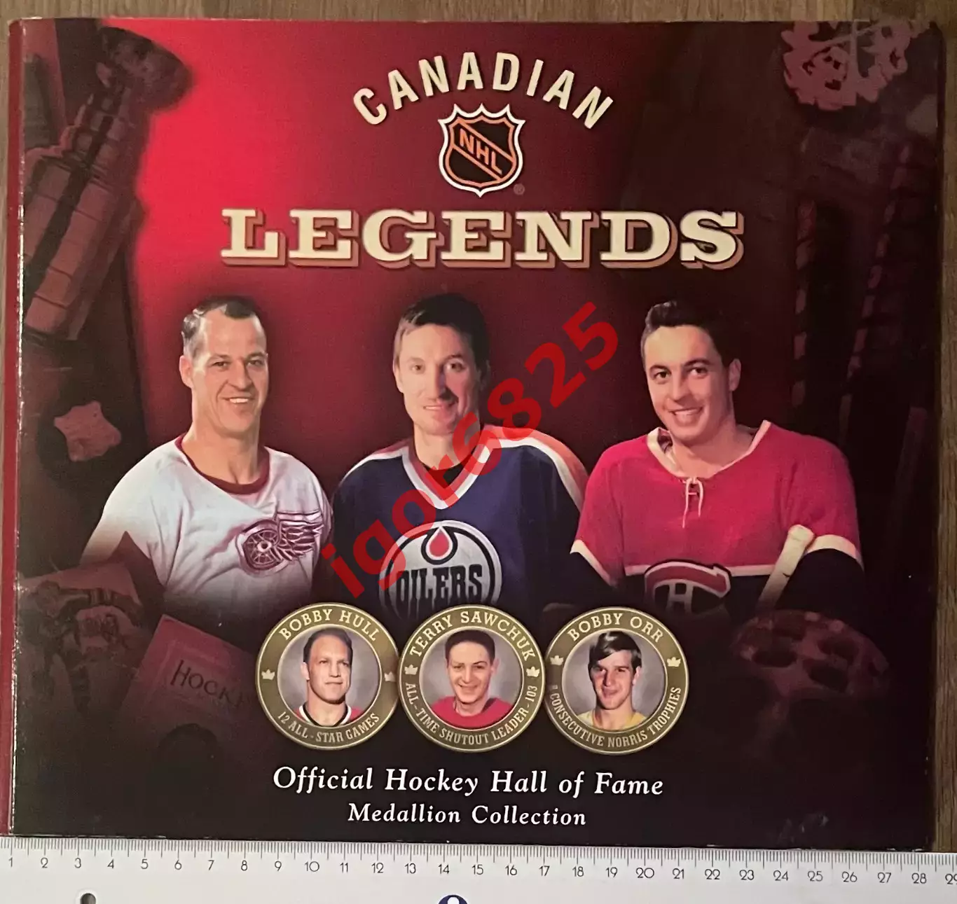 Хоккей. Набор медальонов Канадские легенды НХЛ 2004 Hockey Hall of Fame NHL