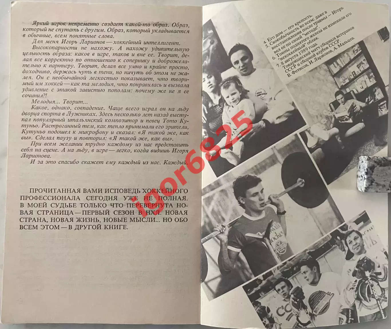 Игорь Ларионов. Такой же, как все, или исповедь хоккейного профессионала 1990 4