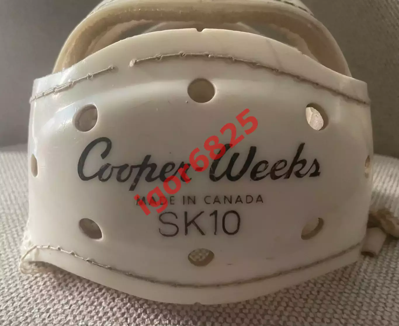РАРИТЕТ! Винтажный хоккейный шлем 1960-х годов Cooper.Weeks SK10. CANADA. КАНАДА