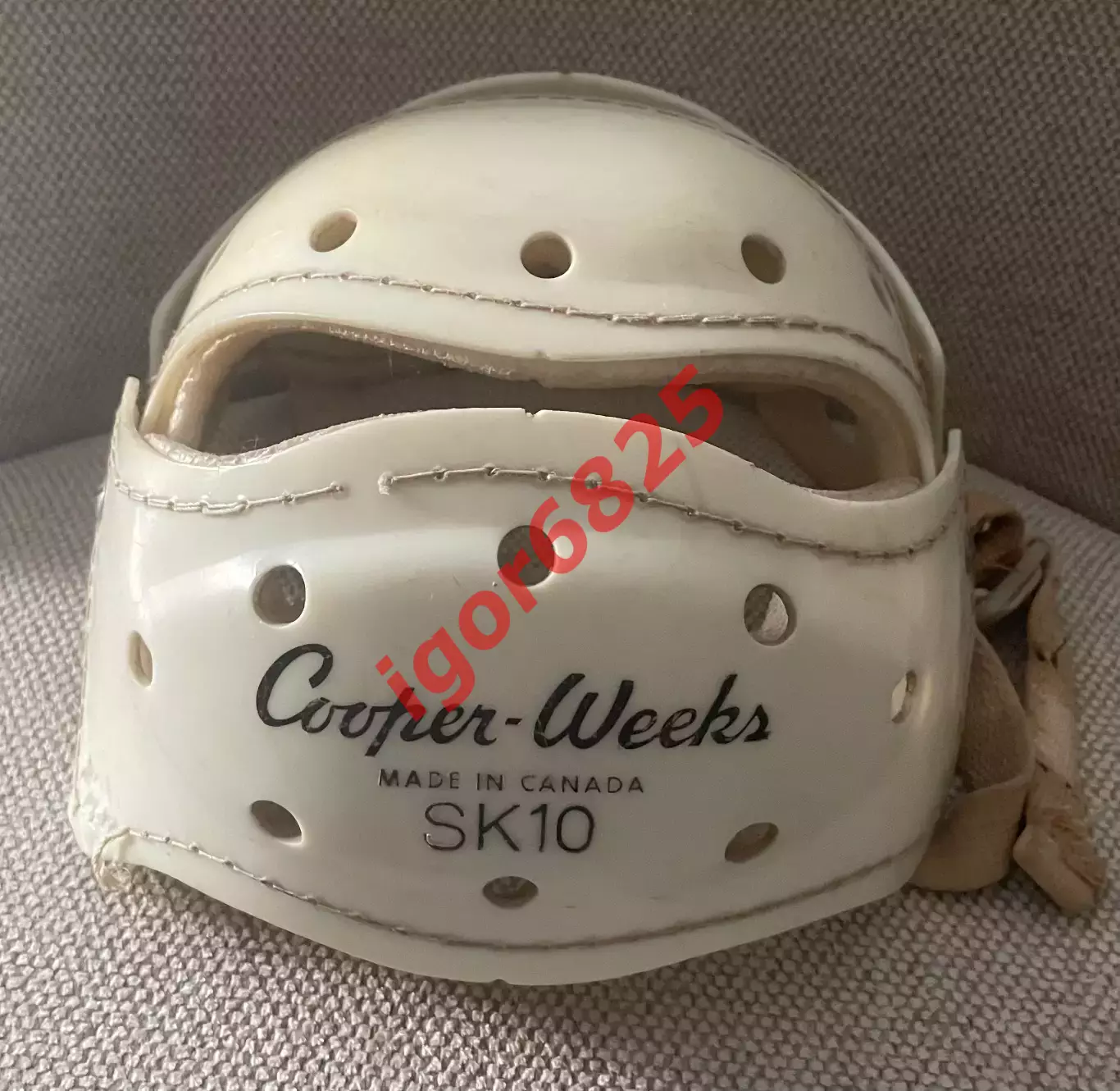 РАРИТЕТ! Винтажный хоккейный шлем 1960-х годов Cooper.Weeks SK10. CANADA. КАНАДА 1