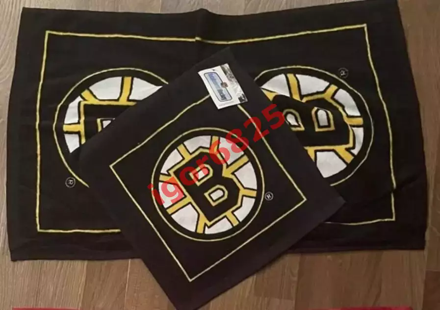 Хоккей. Набор два полотенца Бостон Брюинз НХЛ Boston Bruins, NHL