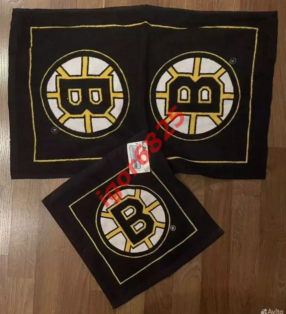 Хоккей. Набор два полотенца Бостон Брюинз НХЛ Boston Bruins, NHL 1