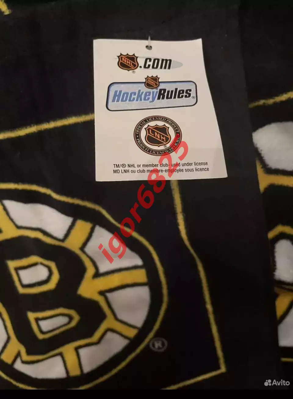 Хоккей. Набор два полотенца Бостон Брюинз НХЛ Boston Bruins, NHL 4