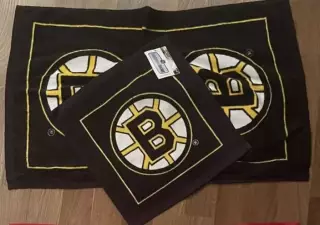 Хоккей. Набор два полотенца Бостон Брюинз НХЛ Boston Bruins, NHL