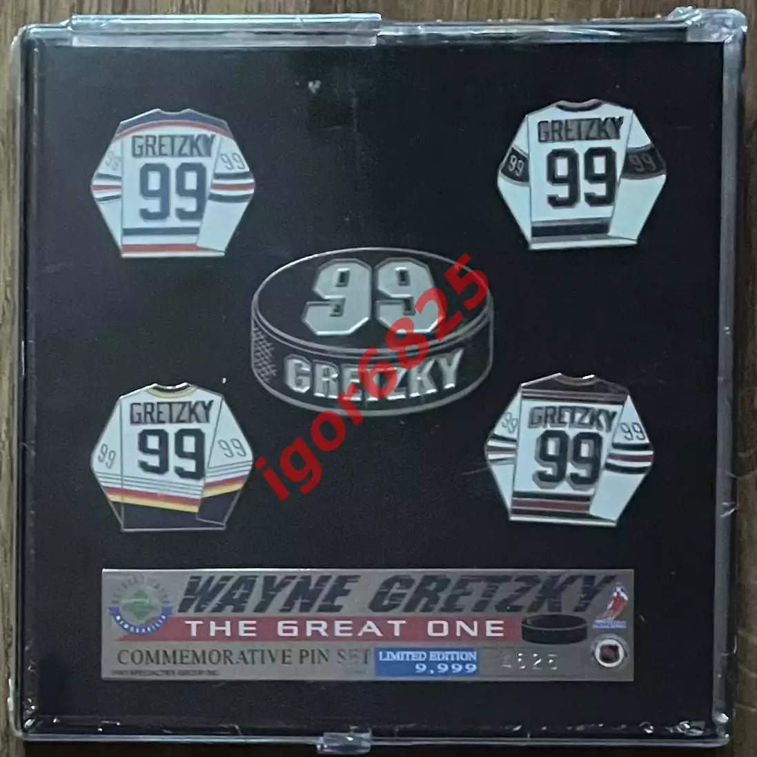 Хоккей Уэйн Гретцки Wayne Gretzky набор значков «The Great One» NHL Upper Deck
