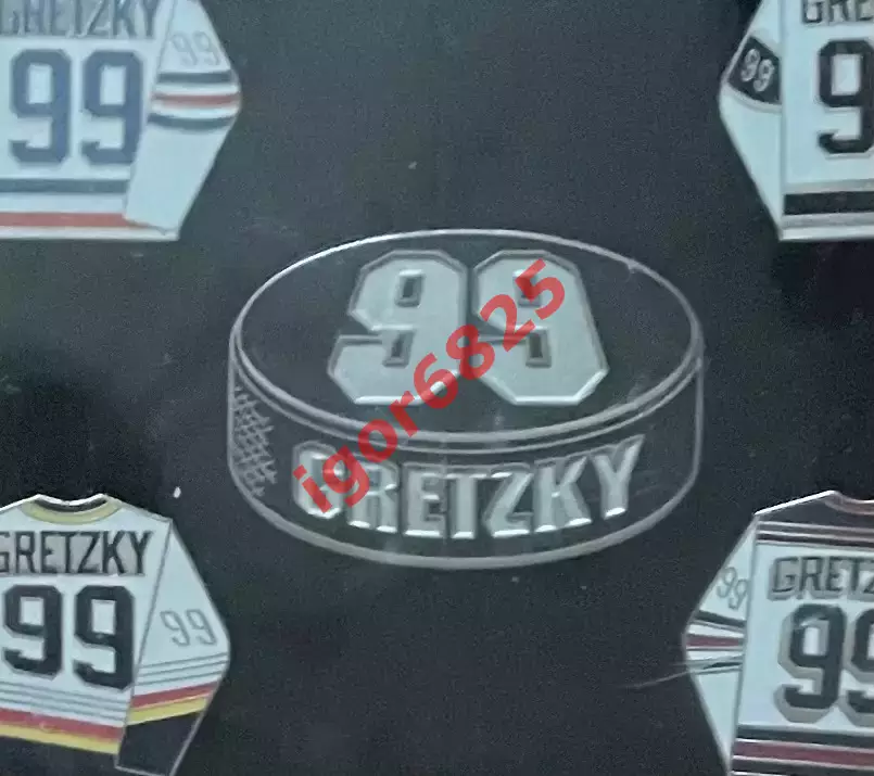 Хоккей Уэйн Гретцки Wayne Gretzky набор значков «The Great One» NHL Upper Deck 1