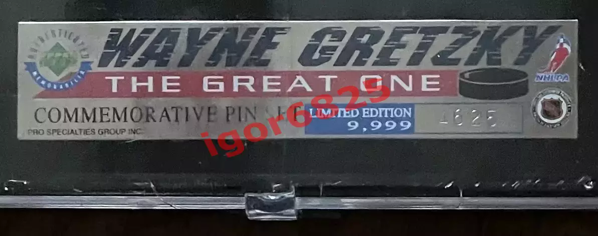 Хоккей Уэйн Гретцки Wayne Gretzky набор значков «The Great One» NHL Upper Deck 5