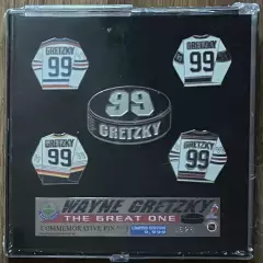 Хоккей Уэйн Гретцки Wayne Gretzky набор значков «The Great One» NHL Upper Deck