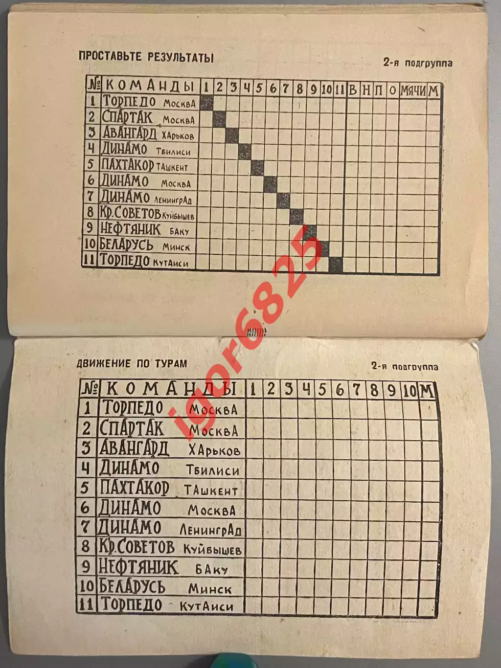 Справочник. Спутник любителя футбола 1962 год. Издание Московская правда 5