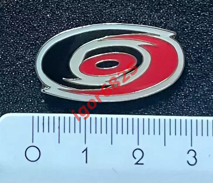 Хоккей Знак Значок Каролина Харрикейнз НХЛ Carolina Hurricanes NHL Эмблема клуба 3