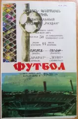 Арарат Ераван - Зенит Ленинград. 14 июля 1987 года.