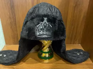Шапка-ушанка хоккейный клуб НХЛ Лос-Анджелес Кингз Los Angeles Kings, «New Era»