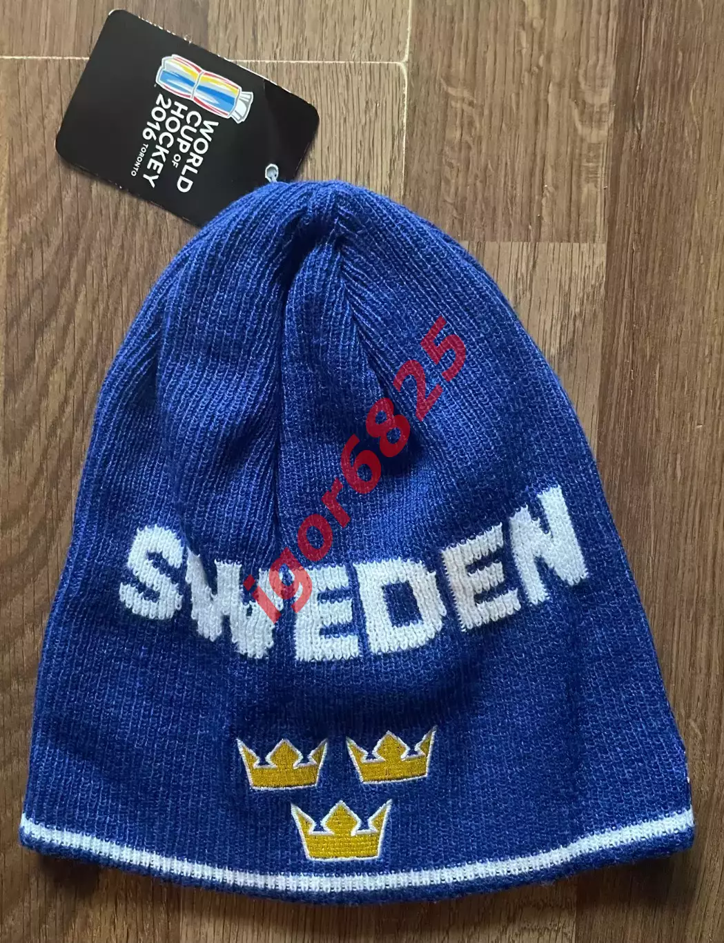 Хоккей Шапка сборная Швеция Sweden Кубок мира по хоккею 2016 World Cup «Adidas»