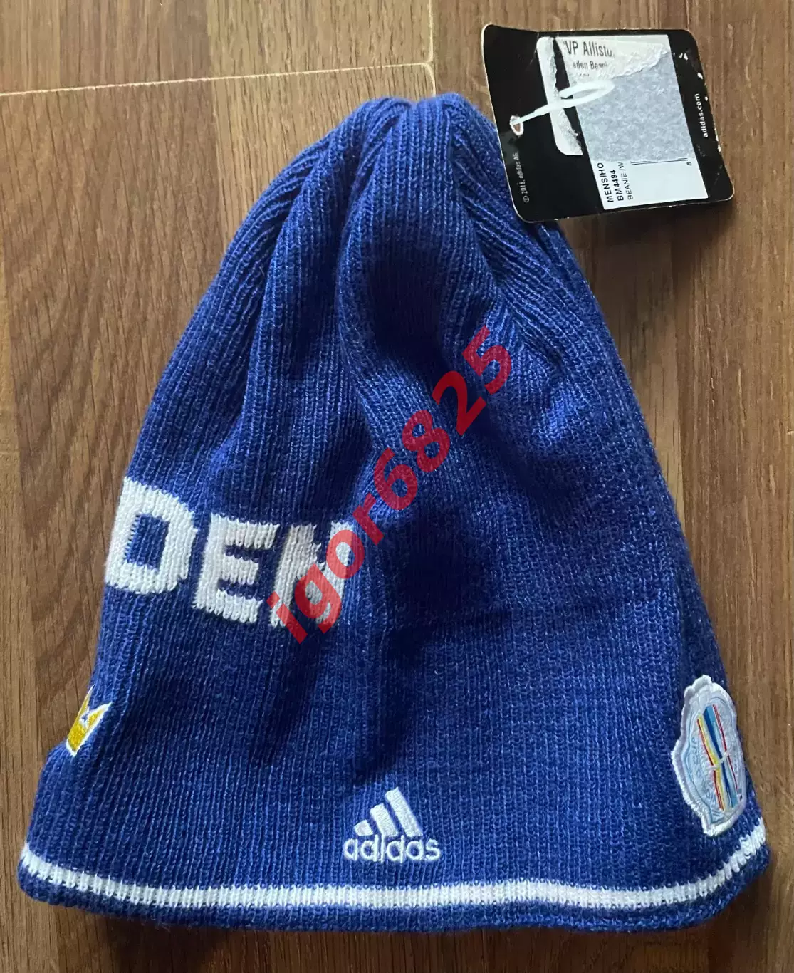Хоккей Шапка сборная Швеция Sweden Кубок мира по хоккею 2016 World Cup «Adidas» 1