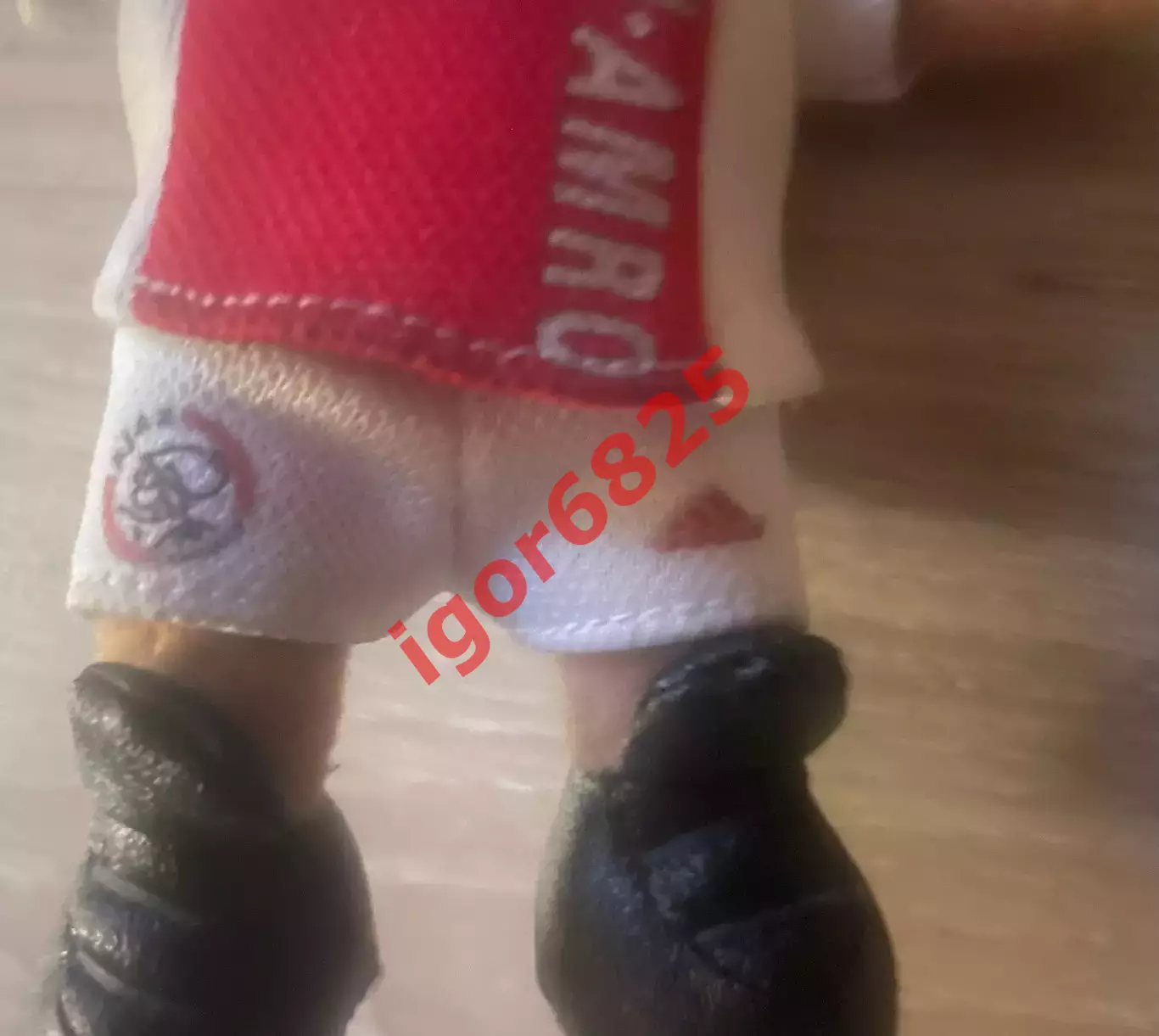 Винтажная игрушка-талисман на крючке ФК Аякс AFC Ajax Нидерланды, 14 см. 5