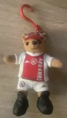 Винтажная игрушка-талисман на крючке ФК Аякс AFC Ajax Нидерланды, 14 см.